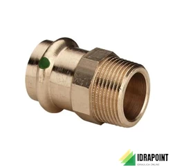 MANICOTTO FR 2211 F IN BRONZO X ACQUA Ø 1/2