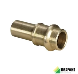 MANICOTTO RIDOTTO 2215.1 BRONZO X ACQUA Ø 15X14 M/F