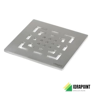 VIEGA GRIGLIA 143X143 MM VISIGN RS2 IN ACCIAIO INOX