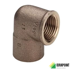 GOMITO BRONZO FILETTATO FEMMINA Ø 1