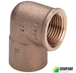 GOMITO BRONZO FILETTATO FEMMINA Ø 3/8