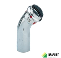 CURVA A 45° MF ZINCATA PRESTABO Ø 15 MM