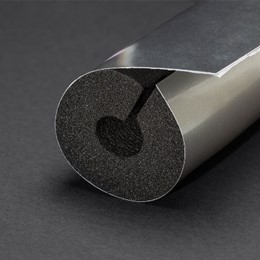 tubo isolante al clad rivestito in alluminio - spessore 19 mm. -
